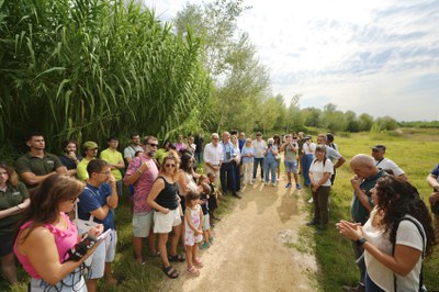 L'acte ha tingut lloc als Aiguamolls de Rufea.