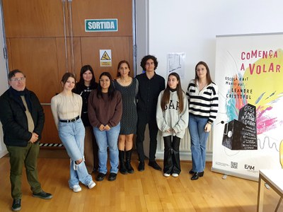 Foto de grup dels alumnes que han presentat les propostes.