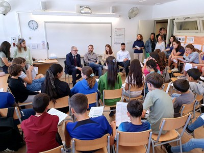 Un moment de l'activitat d'avui.