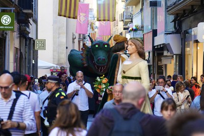 El Seguici del Marraco és el tret de sortida de l'ambient de Festa Major a Lleida.