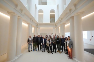 Recepció a artistes, prestadors d’obres d’art i col·laboradors del museu, amb l’objectiu de donar a conèixer el nou equipament entre aquest col·lecti….