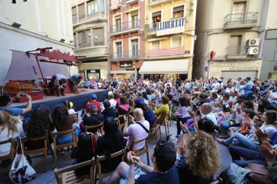 Molts espectacles amb les entrades exhaurides i places plenes, aquest cap de setmana a Lleida, amb la Fira de Titelles..