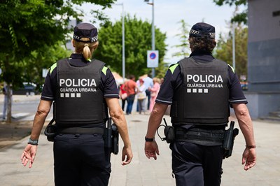 Imatge d'arxiu d'agents de la Guàrdia Urbana.