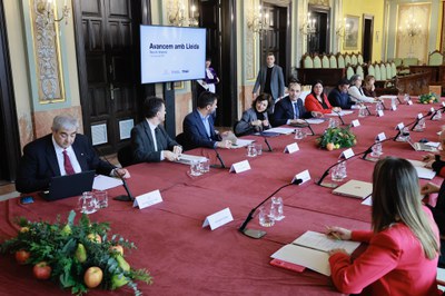 Avancem amb Lleida és el lema triat per aquesta comissió bilateral.
