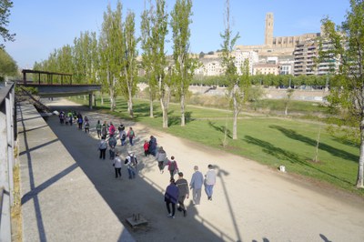 El recorregut de la caminada ha estat de 6,5 quilòmetres, dels Camps Elisis al Parc de l'Aigua..
