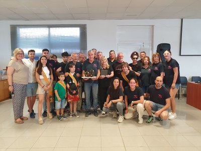 Homenatge sorpresa a Francesc Montardit, president de l'AV de la Partida de Vallcalent i de la Comissió de l'Horta.