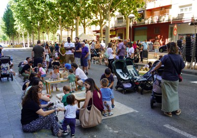 Activitats al carrer per als més petits organitzades pels veïns de Cappont.
