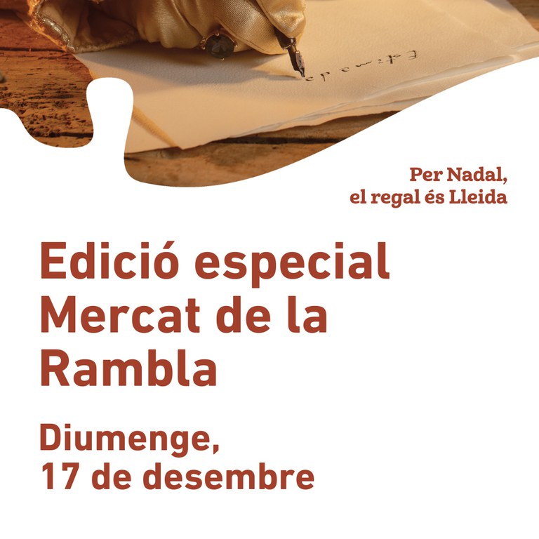 Mercat de la Rambla, edició especial Nadal, demà diumenge