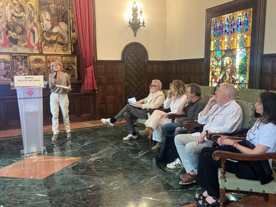 Sanvicén ha explicat les prop de 40 accions de promoció i de sensibilització del català.