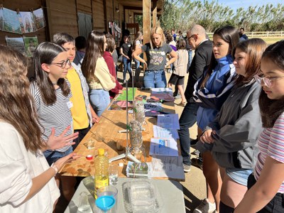 L'acte de cloenda de l’Agenda 21 escolar s'ha fet al parc de la Mitjana..