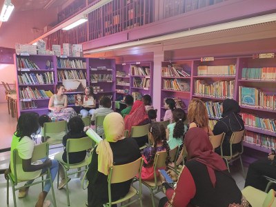 Imatge de la festa de comiat.