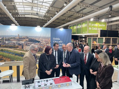 Visita als estands del pavelló 4 de l'Agrobiotech Innovation Forum.