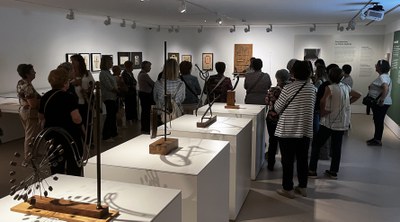 Abans de l'espectacle, s'ha fet una visita guiada al Morera..