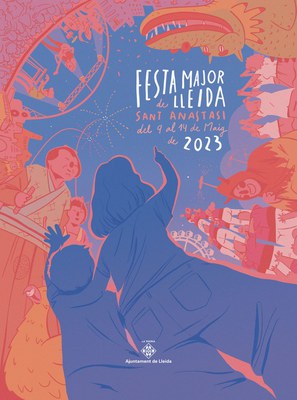 Cartell de la Festa Major de Lleida 2023 (Matias Tolsà)