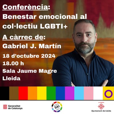 <bound method DexterityContent.Title of <NewsItem at /fs-paeria/paeria/ca/actualitat/noticies/conferencia-sobre-el-benestar-emocional-al-col-lectiu-lgbti>>.