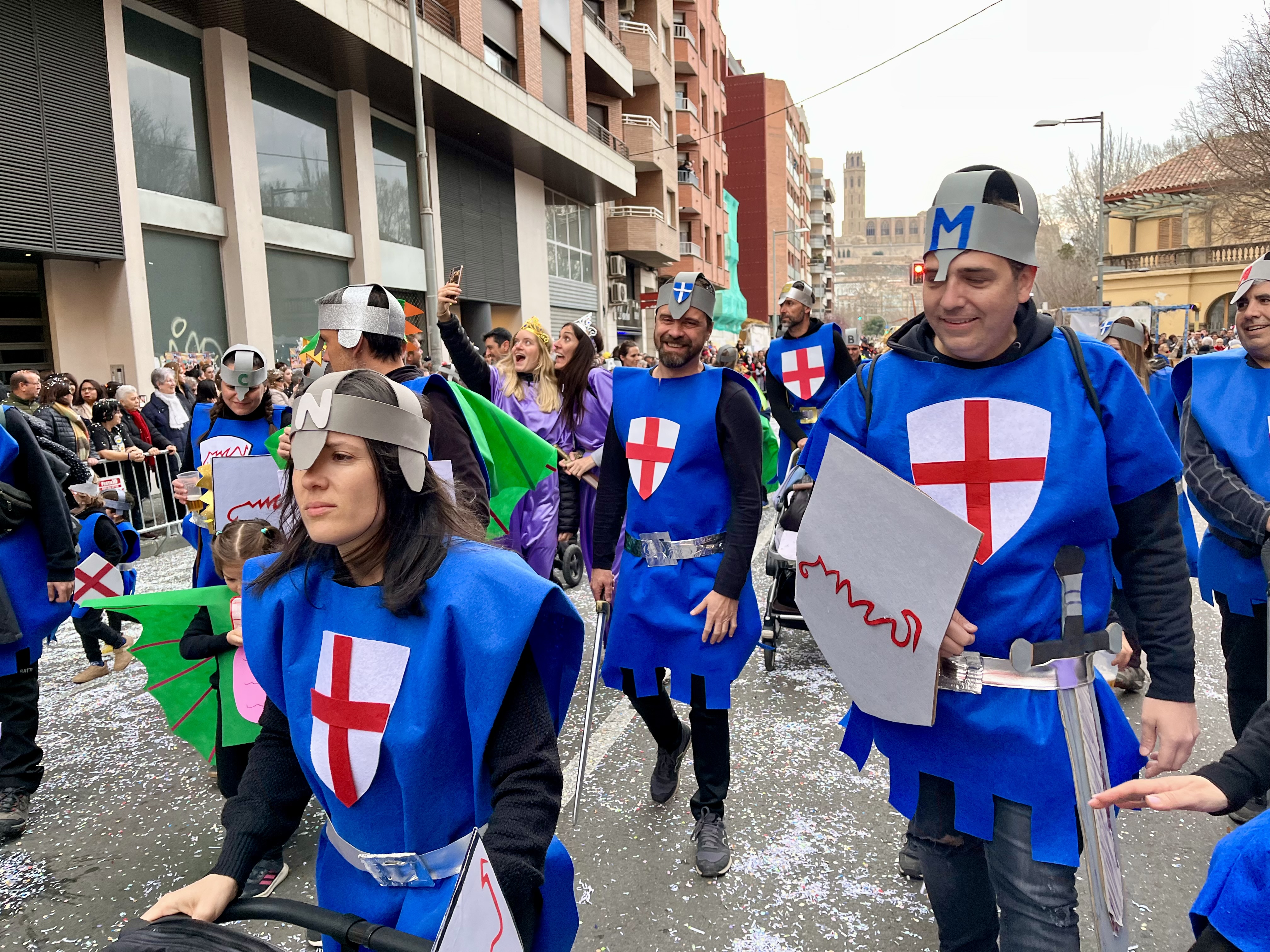 El tinent d'alcalde, Carlos Enjuanes, en una de les comparses