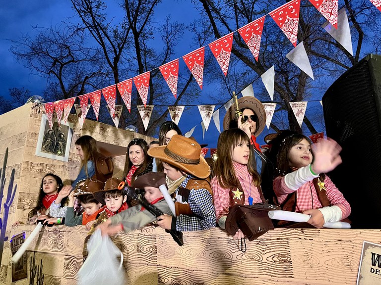 Carrossa del Far West a la rambla Dra. Castells