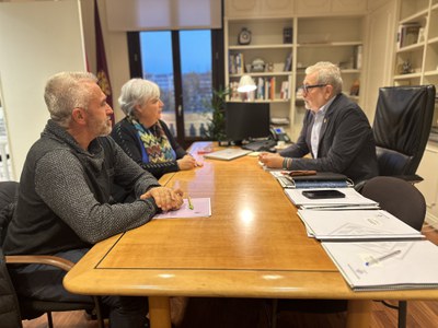 El paer en cap, Fèlix Larrosa, ha presidit la reunió de constitució de la Comissió de Seguiment del nou finançament de l’EMD Sucs.