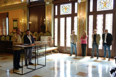 L'acte de signatura s'ha realitzat al Saló de Plens.