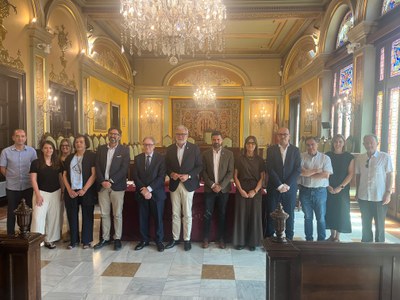 El conveni de dinamització dels Centres Sènior municipals hi han assistit representants d’entitats que treballen amb les persones grans.