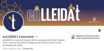 Creix la comunitat emprenedora virtual EnLleida’t i la seva interacció..