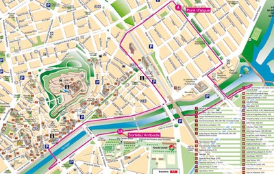 Itinerari de la 10a Cursa de la Dona Nayox, d'aquest diumenge dia 10..