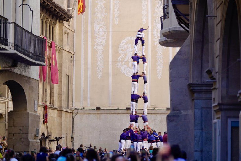 Gran actuació dels Capgrossos de Mataró.