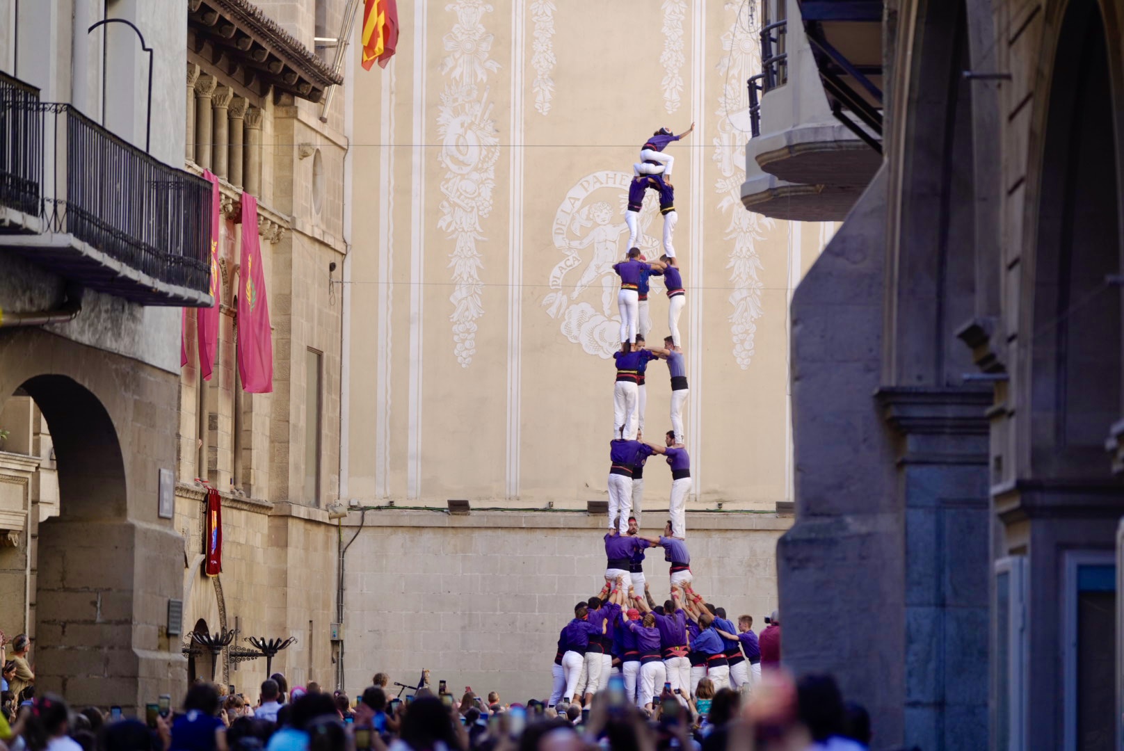 Gran actuació dels Capgrossos de Mataró.