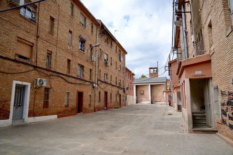 Imatge de l'espai interior del blocs