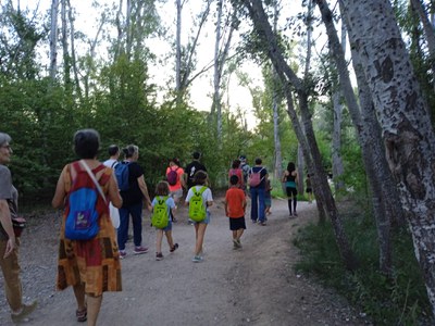 Els infants van ser alguns dels protagonistes de la visita.