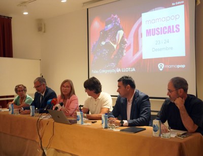 La regidora Anna Miranda ha participat en la presentació del Mamapop 2023, aquest dimecres, al Parador de Lleida..
