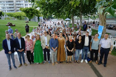 Els regidors i regidores que han assistit al pregó de la Festa Major de Cappont.