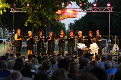 Actuació del Cor Cants i Rialles a la Festa Major de Cappont.