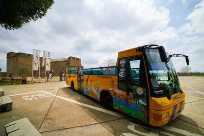 Imatge del bus turístic de Lleida.
