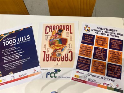 Els cartells del Carnaval, el Punt Lila-Rainbow i Nits Q.