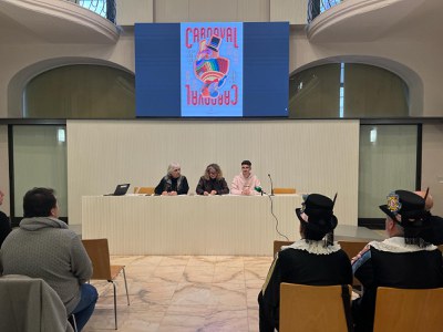 Pilar Bosch durant la presentació del Carnaval 2026.