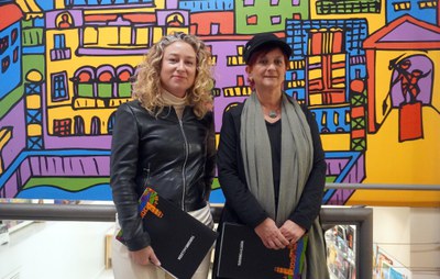 La regidora Pilar Bosch, acompanyada de la tècnica que gestiona l'equipament, Núria Rauret, ha fet balanç de l'activitat del Castell de Templers aque….