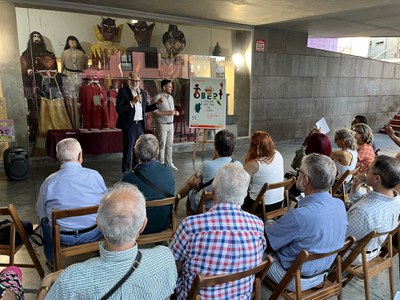 L'alcalde ha destacat la voluntat de transformació del barri en la presentació de l'Obert.