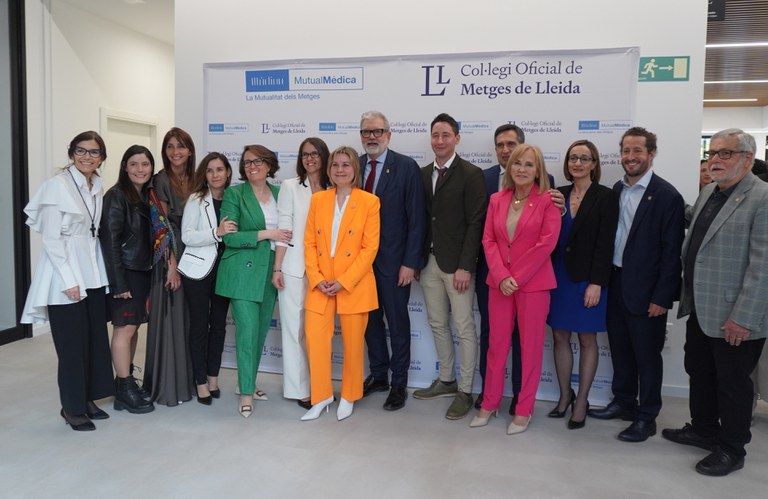 El Col·legi de Metges de Lleida ha estrenat avui la seva nova seu.