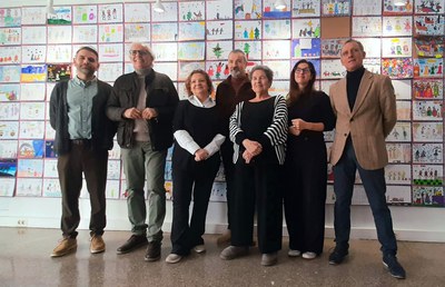 El jurat del concurs de dibuix "Los Reixos de Lleida" s'ha reunit avui per donar el veredicte..
