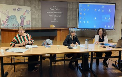La tinent d'alcalde Sandra Castro ha participat en el Consell Escolar Municipal, on s'ha validat el Projecte Educatiu de Ciutat.
