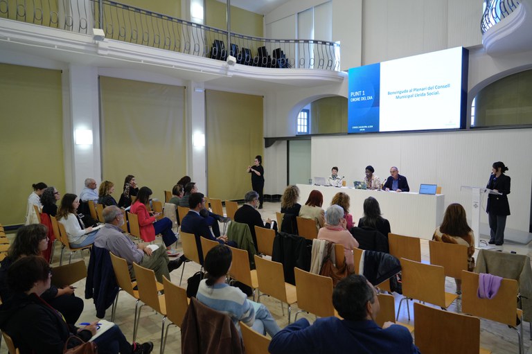 Consell Municipal Lleida Social, aquest dimecres, a la sala Alfred Perenya.