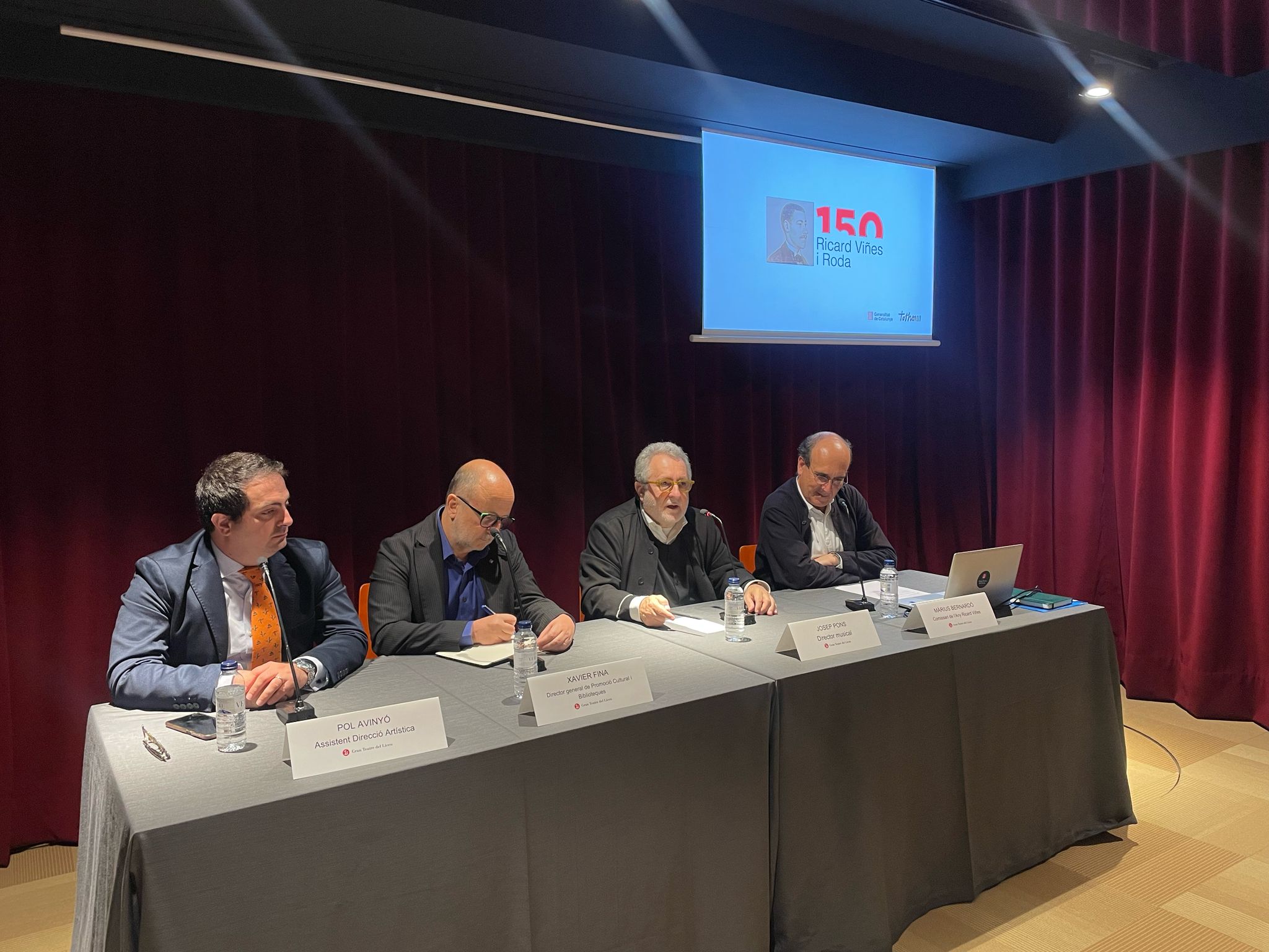 L'Any Viñes s'ha presentat en una roda de premsa al Gran Teatre del Liceu