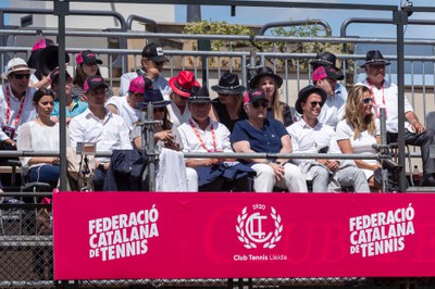 La tinent d'alcalde Carme Valls ha assistit, amb el president del CT Lleida, José Lluis Solans, a la final del Catalonia Open WTA 125 - Torneig Inter….