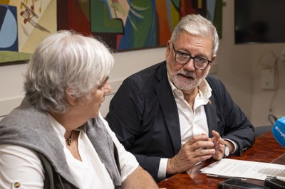 L'alcalde Larrosa ha afirmat que “utilitzem la fiscalitat per donar resposta a les prioritats dela ciutat i la primera és clara: l’habitatge”..