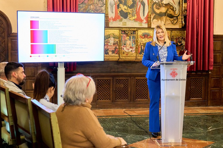 La intervenció de la primera tinenta d'alcalde i portaveu del govern, Begoña Iglesias