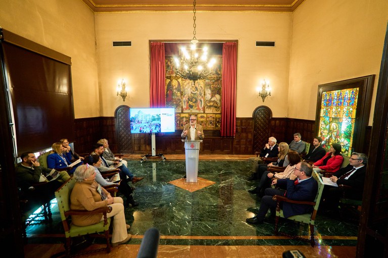 La presentació ha tingut lloc al Saló del Retaule