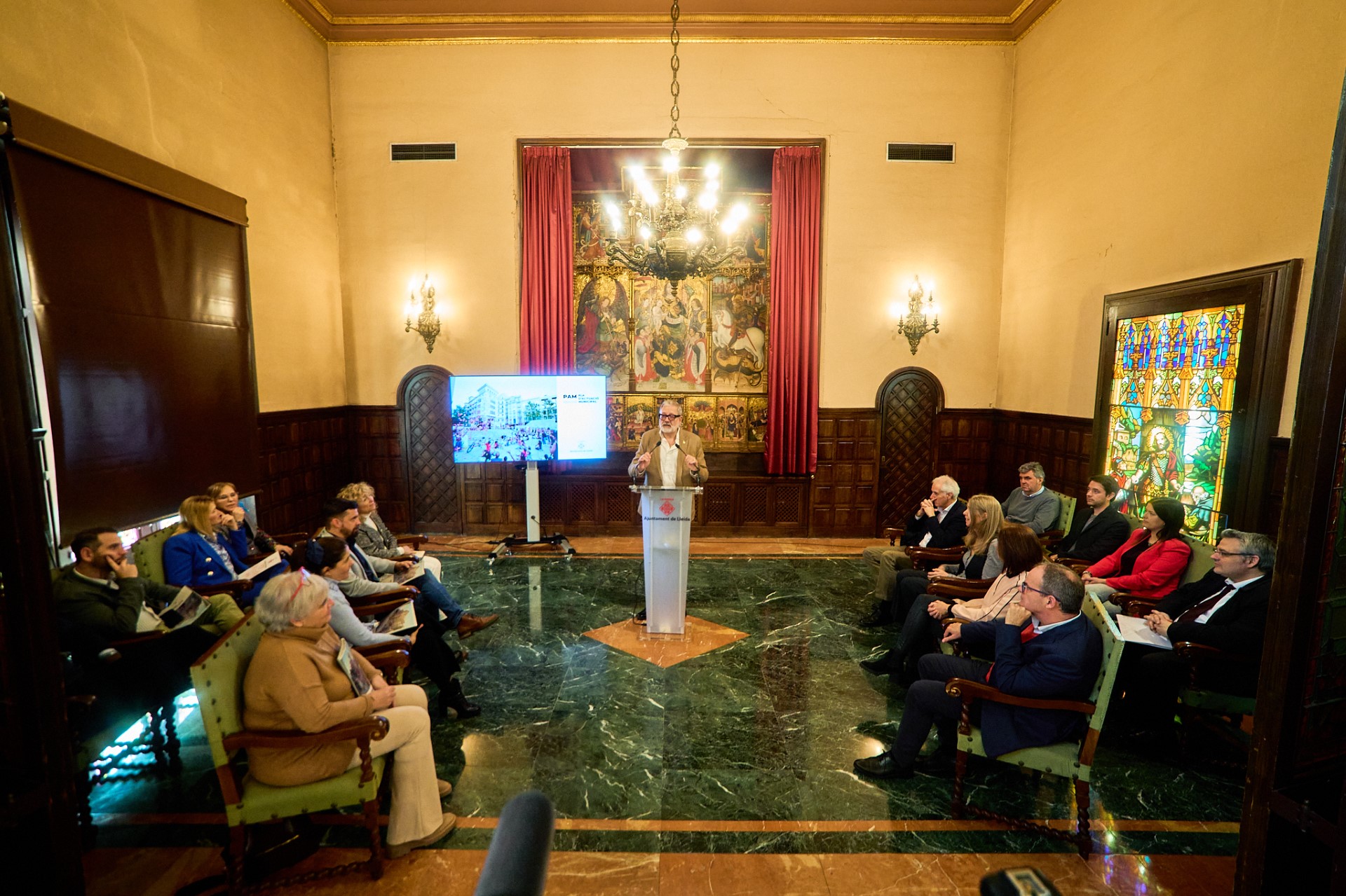 La presentació ha tingut lloc al Saló del Retaule