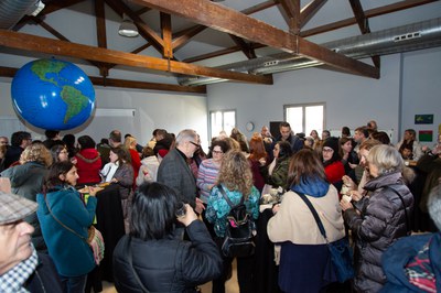 La recepció als Ambaixadors ha acabat amb la tradicional copa de cava..