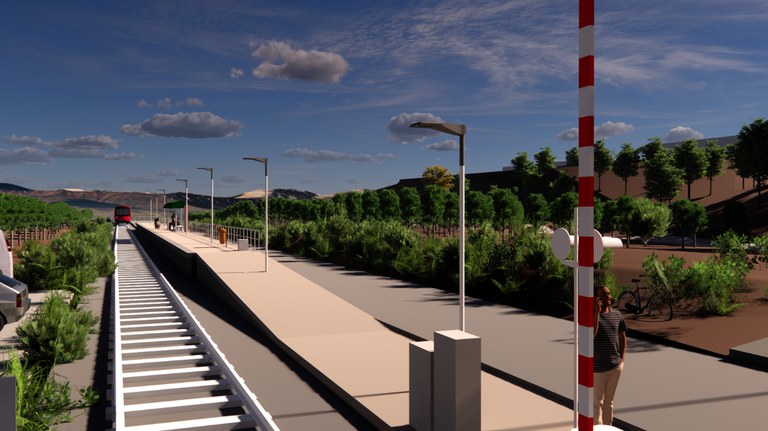 Imatge virtual del futur baixador